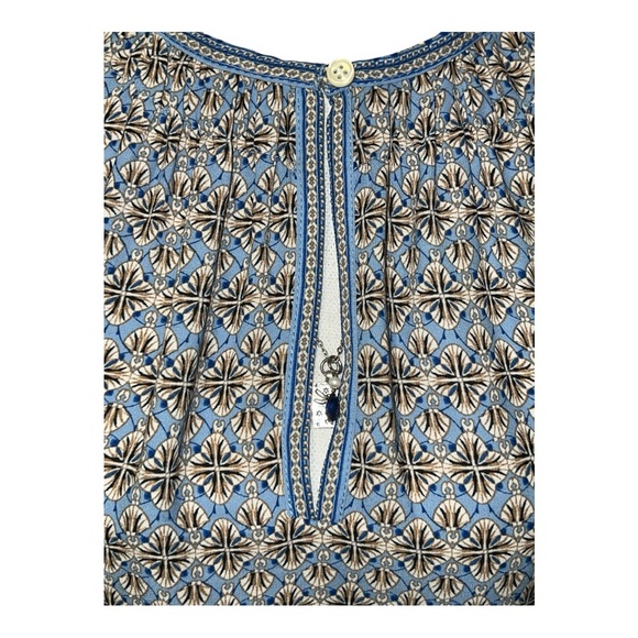 Max Studio Blue Pleated Maxi Dress